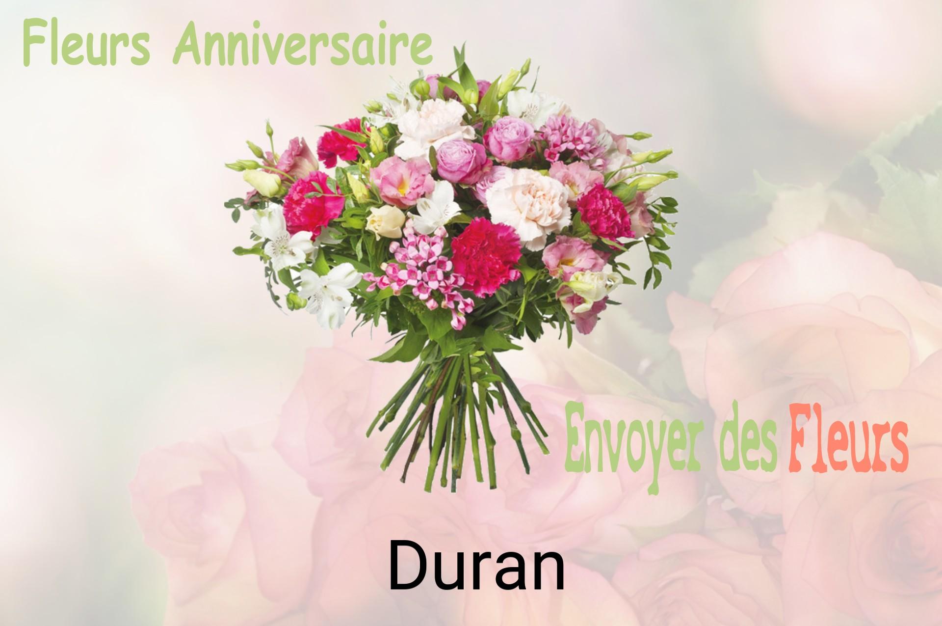 Bouquet de fleurs d’anniversaire livré à Duran